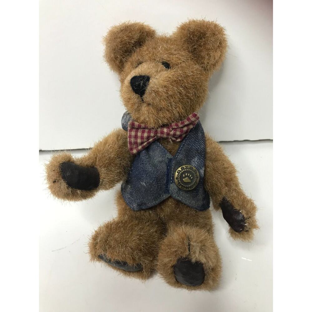 Boyds Bears Raeburn 7" 1985-96 Retired Fully Jointed Dressed Teddy Bear